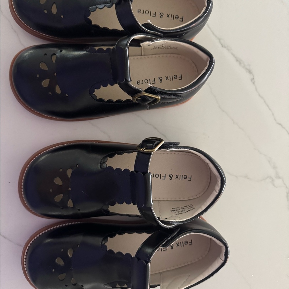 Felix and Flora Mary Jane Dress Shoes Black Size 11 & 12